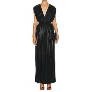 NEW NORMA KAMALI athena gown in black